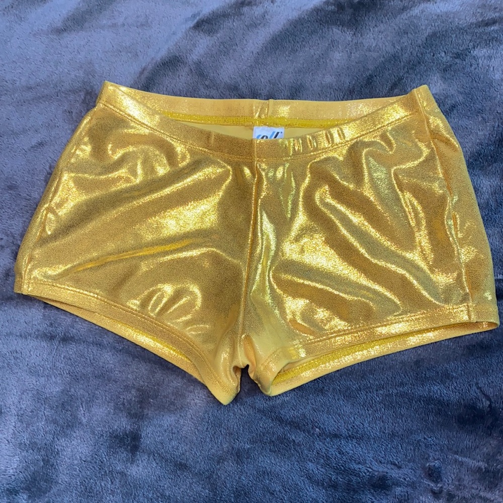 Varsity Spirit glitter compression shorts